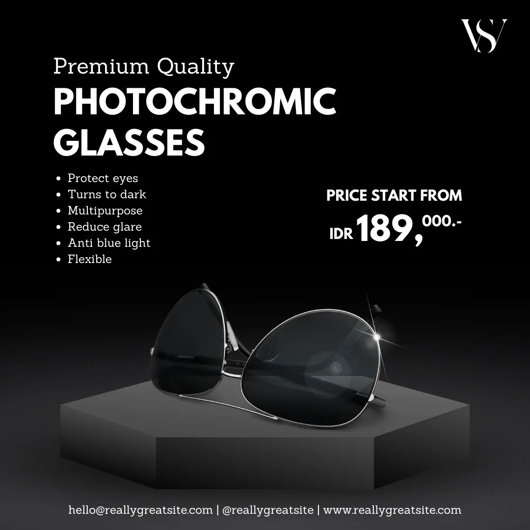 photochromic glasses