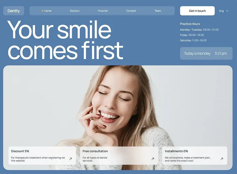 smile comes first